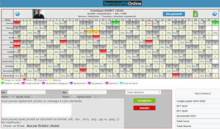 Horaires de travail des salariés